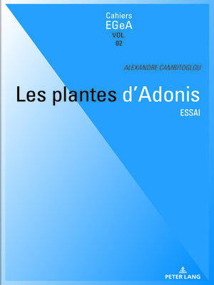 cover image of Les plantes d'Adonis